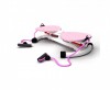Фитнес платформа DFC "Twister Bow" с эспандерами розовый - магазин СпортДоставка. Спортивные товары интернет магазин в Краснодаре 