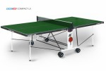 Теннисный стол для помещения Compact LX green усовершенствованная модель стола 6042-3 - магазин СпортДоставка. Спортивные товары интернет магазин в Краснодаре 