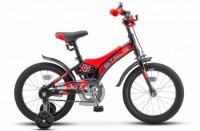 Детский велосипед Stels Jet 16" Z010 черный красный 2022 - магазин СпортДоставка. Спортивные товары интернет магазин в Краснодаре 