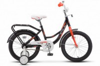 Детский велосипед Stels Flyte 18" Z011 Чёрный красный 2022 - магазин СпортДоставка. Спортивные товары интернет магазин в Краснодаре 