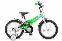 Детский велосипед Stels Jet 16" Z010 зеленый белый  2022 - магазин СпортДоставка. Спортивные товары интернет магазин в Краснодаре 