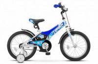 Детский велосипед Stels Jet 16" Z010 синий белый 2022 - магазин СпортДоставка. Спортивные товары интернет магазин в Краснодаре 