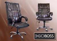 Офисное массажное кресло EGO BOSS EG1001 Шоколад в комплектации LUX - магазин СпортДоставка. Спортивные товары интернет магазин в Краснодаре 