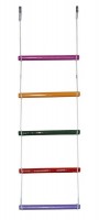 Детская веревочная лестница для ДСК 5 перекладин цвет радуга ЛВ5-3А - магазин СпортДоставка. Спортивные товары интернет магазин в Краснодаре 