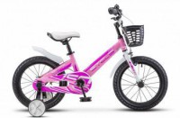Детский велосипед Stels Pilot-150 16" V010 розовый 2022 - магазин СпортДоставка. Спортивные товары интернет магазин в Краснодаре 