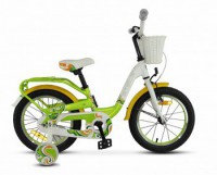 Детский велосипед Stels Pilot-190 16" V030 Зелёный жёлтый белый 2022 - магазин СпортДоставка. Спортивные товары интернет магазин в Краснодаре 